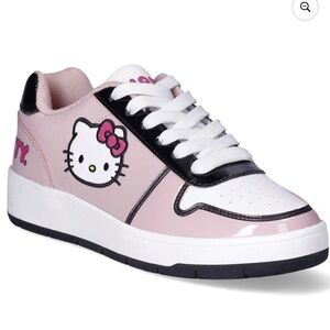 Hello Kitty by Sanrio Women's Pink Casual Court Sneakers, Size 9 BNWT